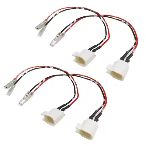 2-Pin Car Speaker Wire Harness Adapter Plug Radio Stereo CD Player Cables for Mazda 3 6 8 CX-7 For B
