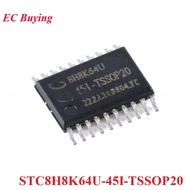 5Pcs/1pc STC8H8K64 STC8H8K64U 64KB STC 8H8K64U STC8H8K64U-45I-TSSOP20 Single Chip Microcontroller 1T