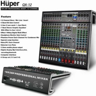 Mixer Audio Huper Qx12 / Huper Qx 12 / Huper Qx-12 Original 12 Channel