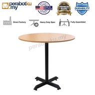 Modern Cafe Table Dining Table for 4 Round Dining Table Heavy Duty Round Table Discussion Table Smal