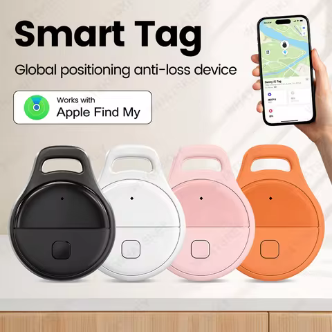 Smart GPS Tracker for IOS Tag Work With A-pple IOS Find My App Key Finder Pet Locator Smart Tag for 
