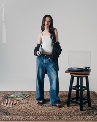 ams.commune กางเกงยีนส์รูด