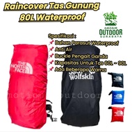 80L Waterproof Mountain Bag Raincover, 80 Liter Backcover