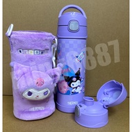 THERMOS F4021CFKU-PL Kuromi (Universe) Stainless Steel Vacuum Dual-Use Cup Lid Thermal Insulation Co