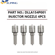 XM 4pcs Diesel Fuel Injector Nozzle Tip DLLA154P001 for ISUZU Elf Trooper MU Rodeo JMC FOTON 4JB1 4J