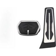 Car Pedal Cover Kits LHD Car Pedal Cover Fit for BMW X1 F48 X2 F39 2016-2024 Fit for Gas Fuel Brake 