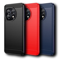 For OnePlus 11 Case OnePlus 8 9 7 7T Pro 8T 9RT 10T 10R 11R 11 Cover Carbon Fiber Shockproof Silicone Bumper For OnePlus 11 10 9 8 Pro