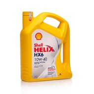 PROMO! Oli SHELL HELIX HX6 10W-40 SN 4 Liter oli mesin mobil shell helix hx6 10w40 4l