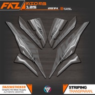 UV TRANSPARENT STRIPING MIO M3 125 IP 22 YAMAHA M3/Z/S 125 CLEAR MATERIAL STICKER MIO 125 2014