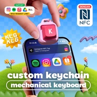 GANTUNGAN [NFC] Keychain Keyboard KlagKlig - NFC Blossom Series | Fidget Keycaps Custom Keyboard Key