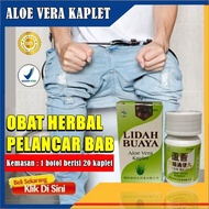 Obat herbal pelancar bab sembelit lidah buaya aloevera 20 kaplet bpom