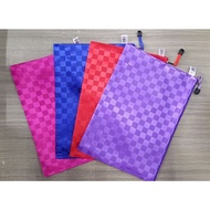 A4 COLOUR ZIPPER BEG/DOCUMENT BEG