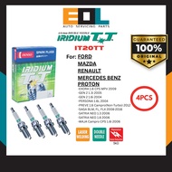 (100% Original)DENSO Iridium TT IT20TT Spark Plug (4PCS) For Proton Saga Exora Persona Preve Waja - 