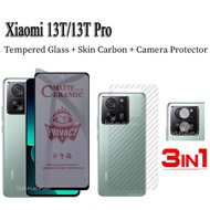 Xiaomi 13T Pro Anti-Spy Privacy Tempered Glass For Xiaomi 13T 12T Pro 11T Pro 12 Lite 11 lite 3 in 1 Ceramic film Screen Protector
