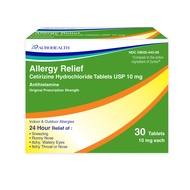 All Day Allergy Relief Cetirizine Hydrochloride, 10 mg Tablets, Antihistamine, 30 Count