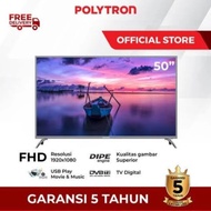 TV LED POLYTRON 50INCH DIGITAL 50V