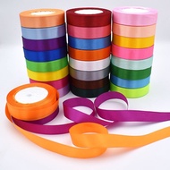 Multicolor Silk Ribbon 2cm - Roll 22m Ribbon Satin