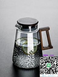 冷水壺日本進口MUJIE玻璃冷水壺大容量家用涼水杯套裝高硼硅耐高溫