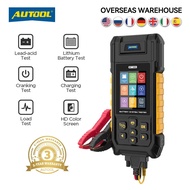 AUTOOL BT960 Car Battery Tester 6V 12V 24V 30 to 2000 CCA Battery Analyzer 0-80V Battery Tools Batte