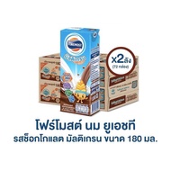 โฟร์โมสต์ มัลติเกรน รสช็อกโกแลต Foremost Chocolate Multigrain Milk 180 มล. (มีให้เลือก 1ลัง / 2 ลัง)