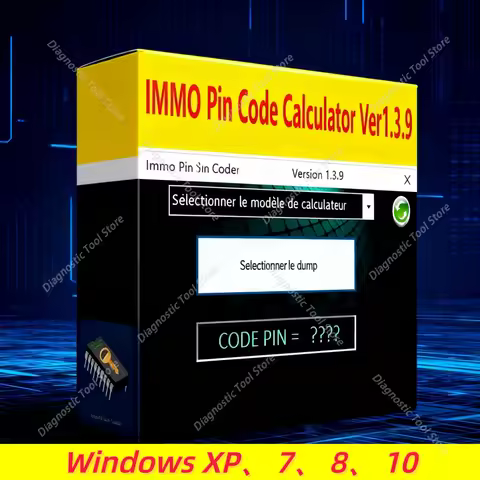 2026 HOT FOR IMMO Pin Code Calculator V1.3.9 decode pin code on many PSA ecu’s by dump for Psa Opel 