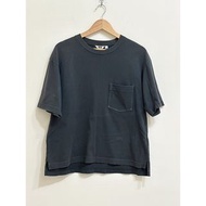 UNIQLO 寬版圓領T恤 2021年版型 商品編號433031 深藍色 尺碼M