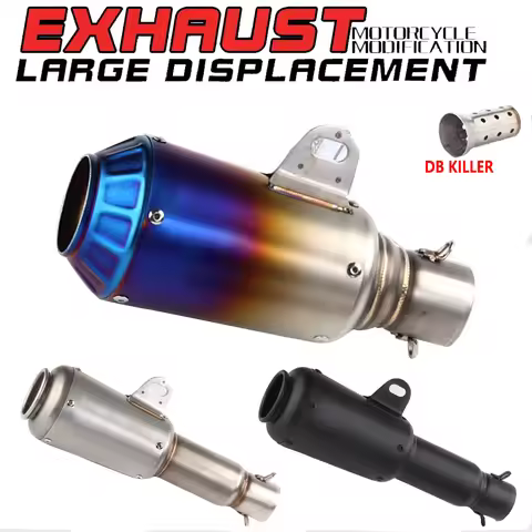 51MM Motorcycle Exhaust Muffler GP Racing Escape With Db Killer For Dukati 696 848 tmax 500 530 crf 