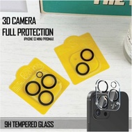 Tempered glass Camera / Camera glass protector, Black iPhone 15 PLUS ring