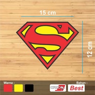 SUPERMAN & BATMAN CUTTING STICKERS, LAPTOP, MOTORCYCLE, CAR ACCESSORIES, CAR WINDOW ACCESSORIES