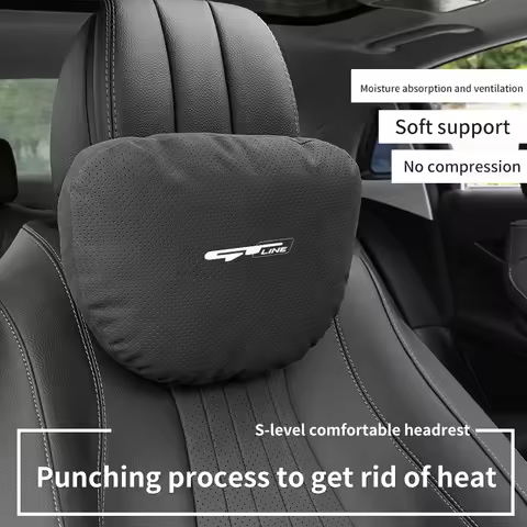 Car Headrest Neck Support Seat Soft Neck Pillow Breathable For KIA GT LINE K3 K4 K5 Sorento Ceed Sou