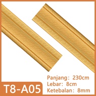 list wallpaper dinding 3d murah lis plafon tempel sudut atas atap rumah wall moulding tembok COD 10 meter 2.3m*8cm*8mm