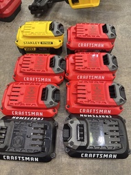 電動工具電池合STANLEY CRAFTSMAN工具使用