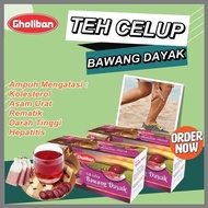 Teh celup bawang dayak gholiban asli herbal kolesterol dan asam urat