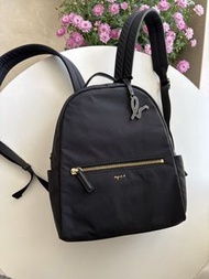 全新agnès b. 經典尼龍backpack agnes b backpack agnes b bag agnes 袋 Agnes背包 Agnes 背囊Agnes