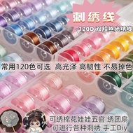 Cotton Doll Facial Features Emoticon 120d Embroidery Thread Mercerized Thread Embroidery Thread Hand
