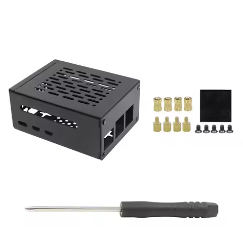 Metal Case For Raspberry Pi 5 Metal Shell For Raspberry Pi 5 Pcie To M2 Nvme SSD Expansion Board For