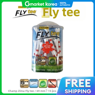 Jama Flytee Eco-Friendly Golf Middle Tee 69mm 15 Pieces