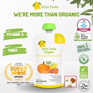 Little Etoile Organic Baby Puree Food ( 6 Months + ) - Sweet Potato, Pumpkin & Corn (120g)