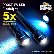 PROST 3W LED Flaslight Super Bright Camping Flashlight Pocket LED Flaslight Portable Torch