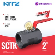 Ball Valve Carbon Steel KITZ Fig. 600 SCTK , 2" - 50A - 50mm , Drat