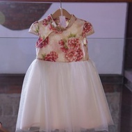 零碼6折 Angel Nina 手作訂製旗袍改良式兒童禮服 抓周 花童 生日