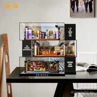 LYB Applicable Lego10292/21319Friends Apartment Display Box Transparent Acrylic TwoinOne Storage Box