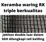 hapa keramba RK TRIPLE waring 3 x 1.5 x 1 jaring ikan kolam ikan