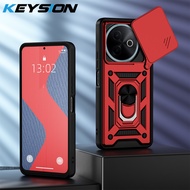 Keysion Ốp điện thoại chống sốc trường hợp cho VIVO Y39 5g Silicone + PC trượt bảo vệ ống kính máy ả