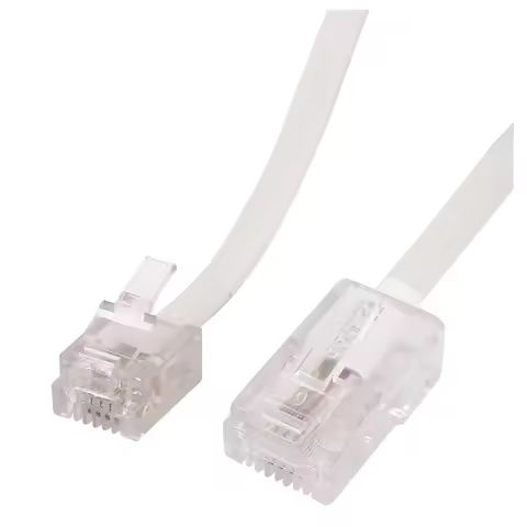 In stock RJ11 6P4C to RJ45 8P4C Modular Phone Internet Extension Cable 3 Meter