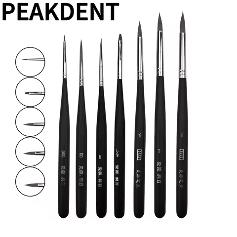 1pcs Dental Porcelain Brush Pen Technician Tools Dental Lab Supplies Dental Brush Pen Ceramic Brush 