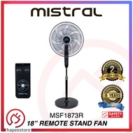 MISTRAL 18" REMOTE STAND FAN - MSF1873R (2 Years Warranty)