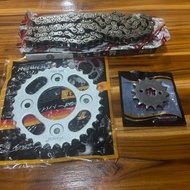 สเตอร์ชุด ขนาด 14-34-106l W100s(2005) W125 w110i *ตัว led ใส่ไม่ได้* ราคา 150 บาท