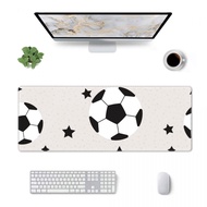 Five-Star Football mouse pad, Extra-large rubber keyboard pad Keyboard pad, desk mat, writing pad