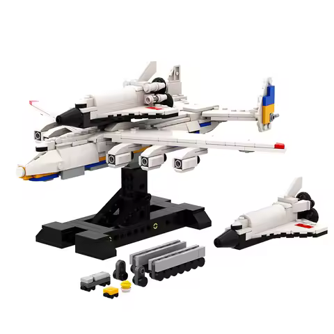 MOC Antonov AN-225 Mriya Airlines Building Block World Biggest Cargo Airplane Model Aircraft Plane B